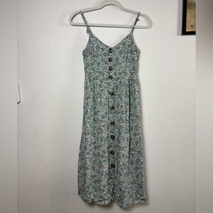 Japna Blue Floral Midi Dress